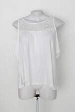 Blusa hering feminina branca com Renda