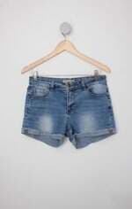 Shorts encore feminina azul