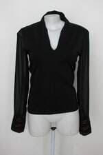 Blusa feminina preta com Paetê