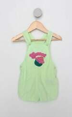 Jardineira Infantil Marisol estampada