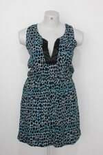 Vestido habana feminino azul  estampado