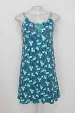 Vestido hering feminino azul estampado