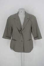 Blazer program feminina cinza com Ombreira