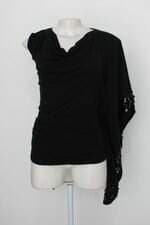 Vestido feminino preto com Paetê