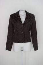 Blazer linda de morrer feminino marrom com forro