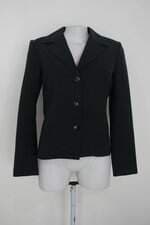 Blazer feminino azul brilhante