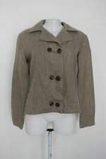 Blazer gandaia feminino bege estampado