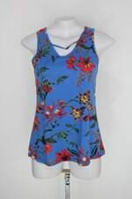 Regata habana feminina azul estampada
