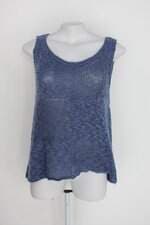 Regata tricot aquamar feminina azul mesclado