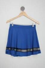 Saia feminina azul com Tule