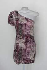 Vestido insp feminina rosa estampado