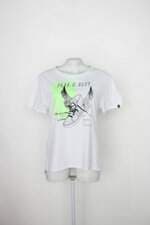 Blusa feminina estampada branca