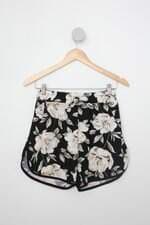 Shorts bluelover feminino preto estampado 
