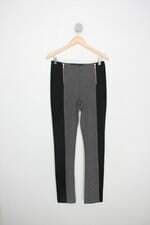 Calça de tecido dt jeans feminina estampada