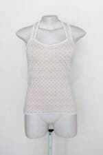 Regata cori feminina branca estampada