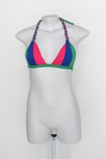 Top de biquíni renner feminino tricolor 