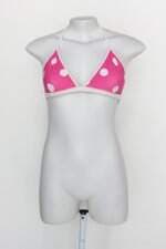 Top de biquíni feminino rosa estampado