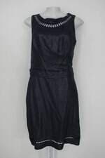 Vestido maria.valentina feminino azul com Tiras e Forro