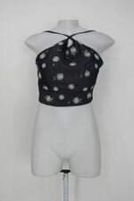 Blusa feminina azul com Bordado e Forro