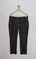 Calça Jeans les filós feminina cinza animal print