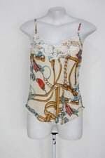 Regata feminina estampada com Renda e Transparência