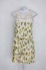 Vestido endless feminino estampado com Bordado e Cós com elástico