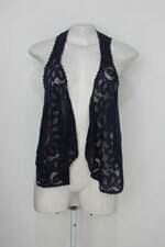 Colete i love h81 feminino azul com Renda