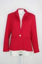 Blazer onsay feminino vermelho com Recortes