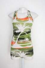 Regata Fixo Feminina Estampa Tropical