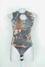 Body feminino estampado