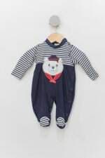 Body Infantil keli kids azul listrado