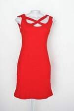 Vestido feminino vermelho com Forro
