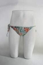 Calcinha de biquíni feminina azul com estampa floral