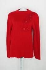 Suéter albert jasson feminino vermelho com bordado