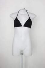Top de biquíni feminino preto