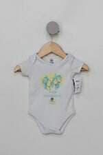 Body Infantil riachuelo branco Feliz Aniversário