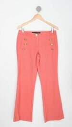 Calça de tecido Riachuelo feminina coral
