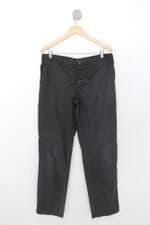 Calça de sarja ermenegildo zegna masculina preta