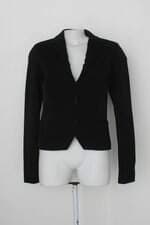 Blazer street one feminino preto com Forro e Ombreira