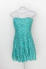 Vestido sence feminino verde água com Renda e Bojo