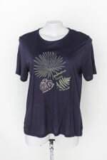 Camiseta renner feminina azul com Bordado