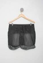 Bermuda miz jeans feminina cinza