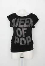 Blusa star tex feminina preto com Aplique