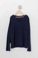 Blusa Infantil almenau azul marinho manga longa