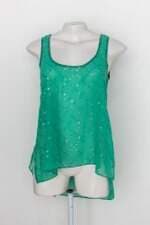 Regata te quiero feminina verde com Aplique e Barra Mullet