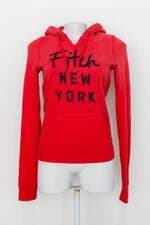 Casaco aberbrombie & fitch feminino vermelho com Bordado