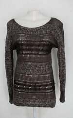 Malha Canal feminina marrom