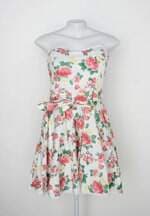 Vestido feminino estampado com Bojo e Forro