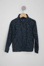 Jaqueta Moletom Infantil C&A azul estampada 