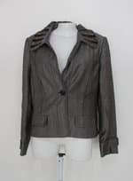 Blazer rubinella feminino cinza com Aplique